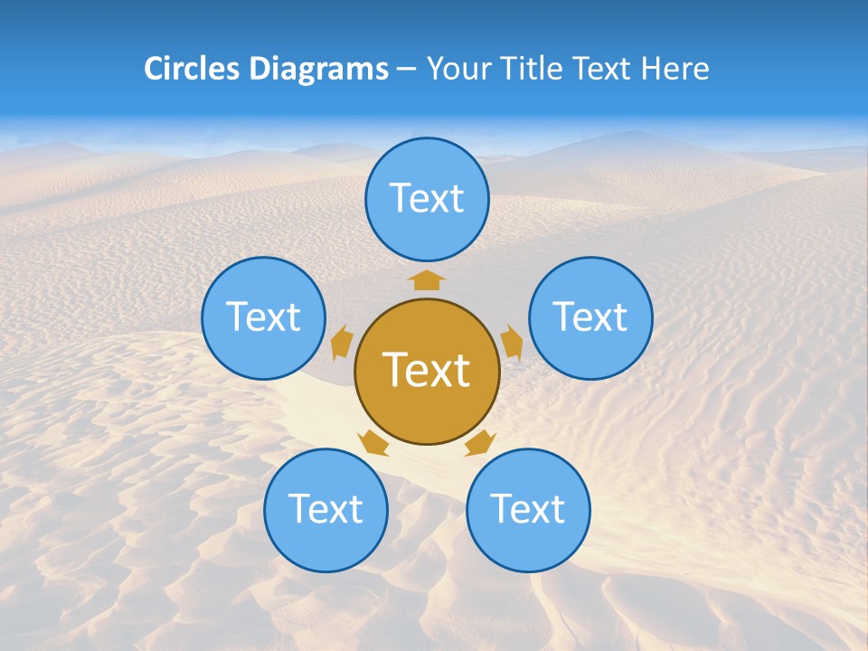 Wave Holiday Lonely PowerPoint Template