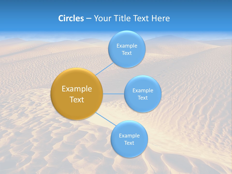 Wave Holiday Lonely PowerPoint Template