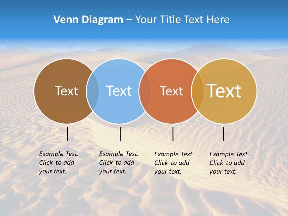 Wave Holiday Lonely PowerPoint Template