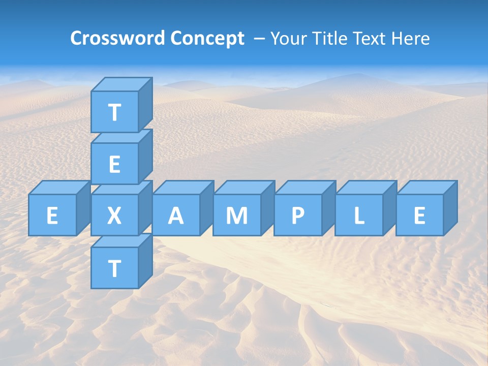 Wave Holiday Lonely PowerPoint Template