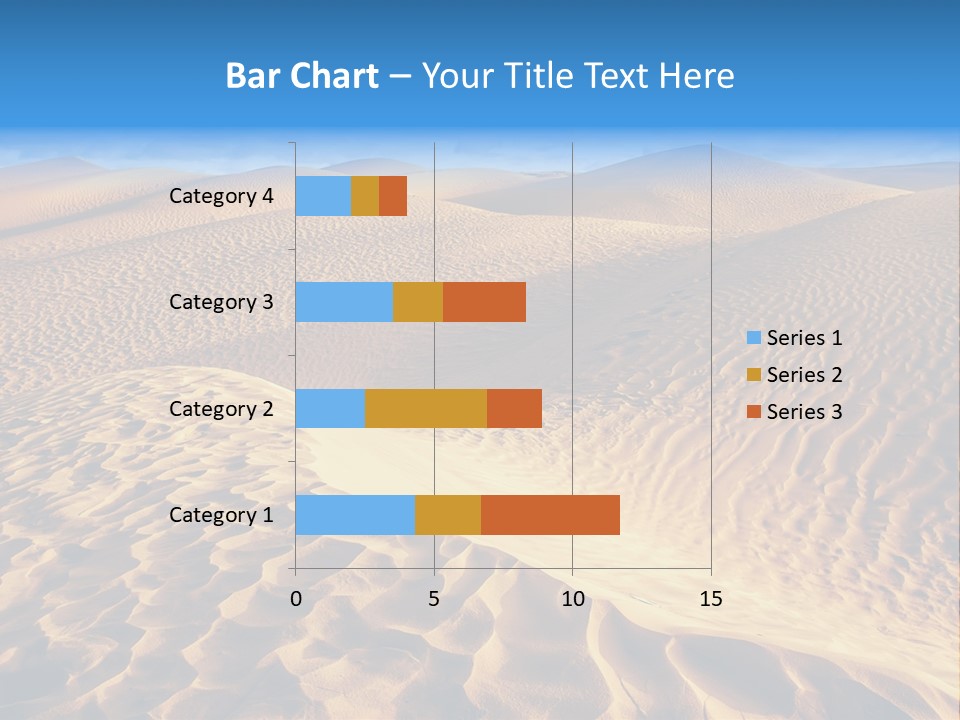 Wave Holiday Lonely PowerPoint Template