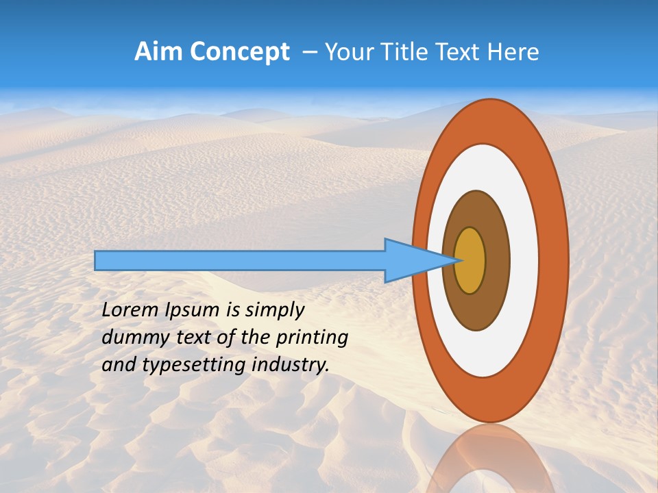 Wave Holiday Lonely PowerPoint Template