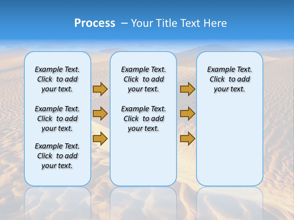 Wave Holiday Lonely PowerPoint Template