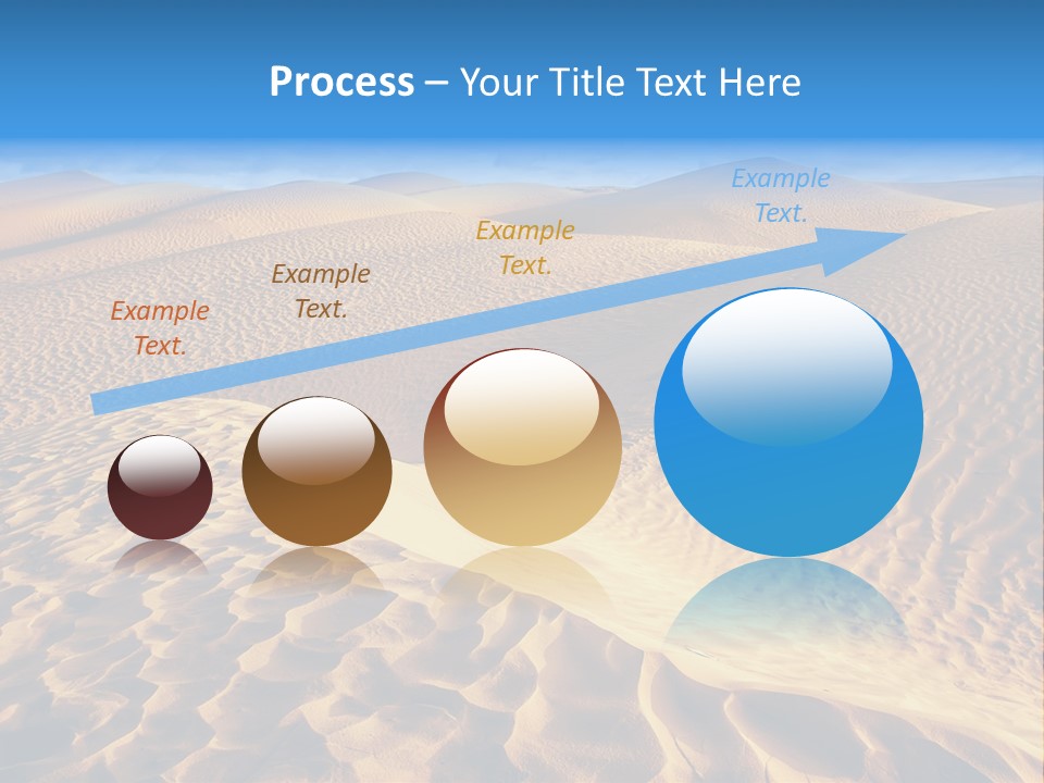 Wave Holiday Lonely PowerPoint Template