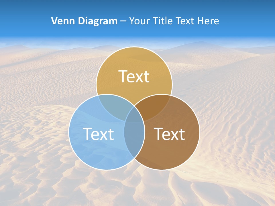 Wave Holiday Lonely PowerPoint Template