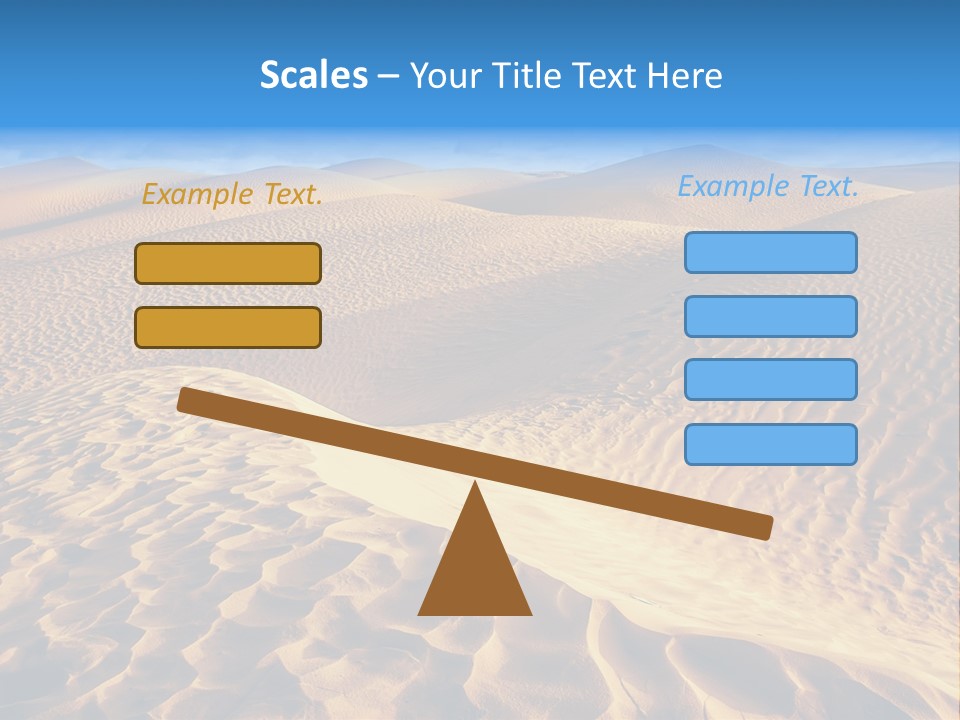 Wave Holiday Lonely PowerPoint Template