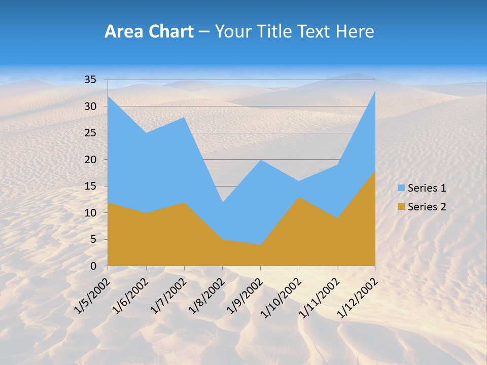 Wave Holiday Lonely PowerPoint Template