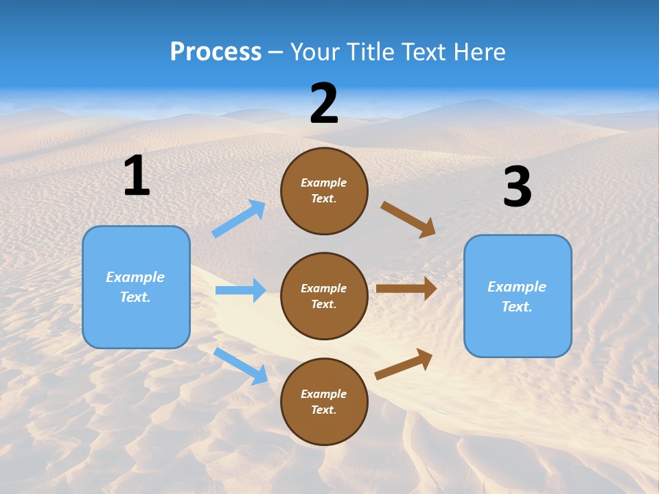 Wave Holiday Lonely PowerPoint Template