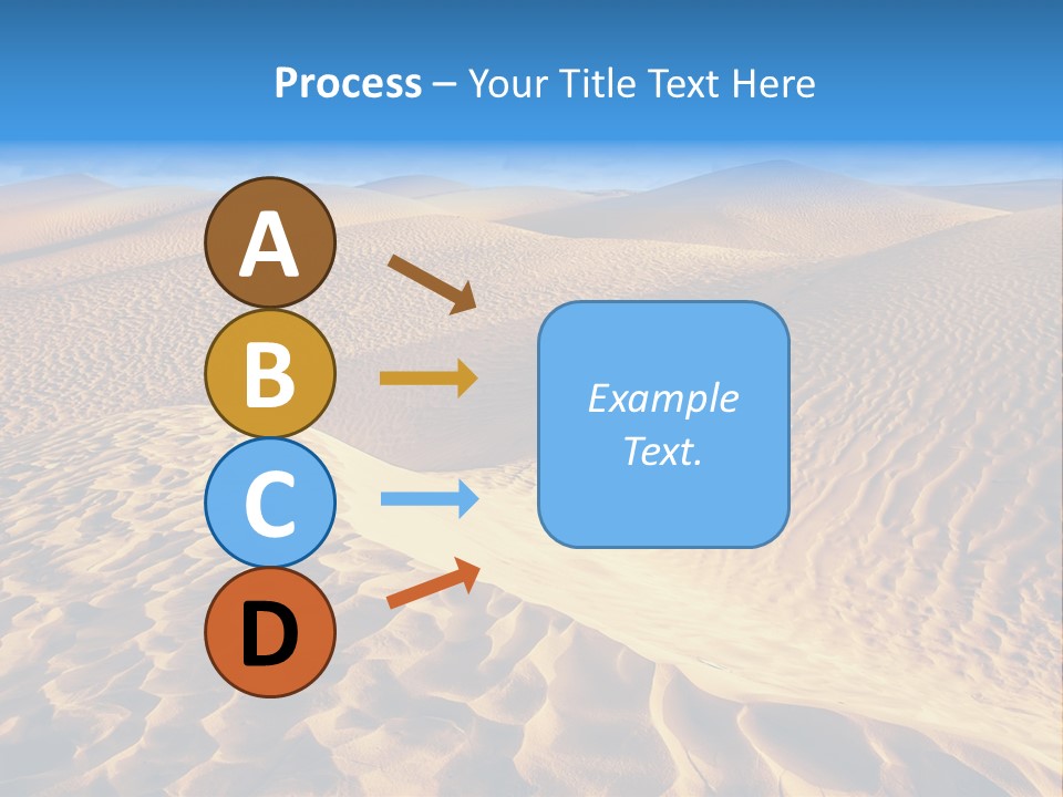Wave Holiday Lonely PowerPoint Template