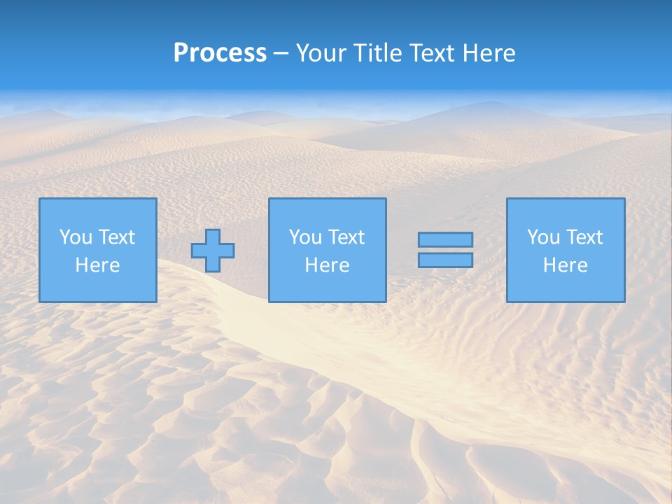 Wave Holiday Lonely PowerPoint Template