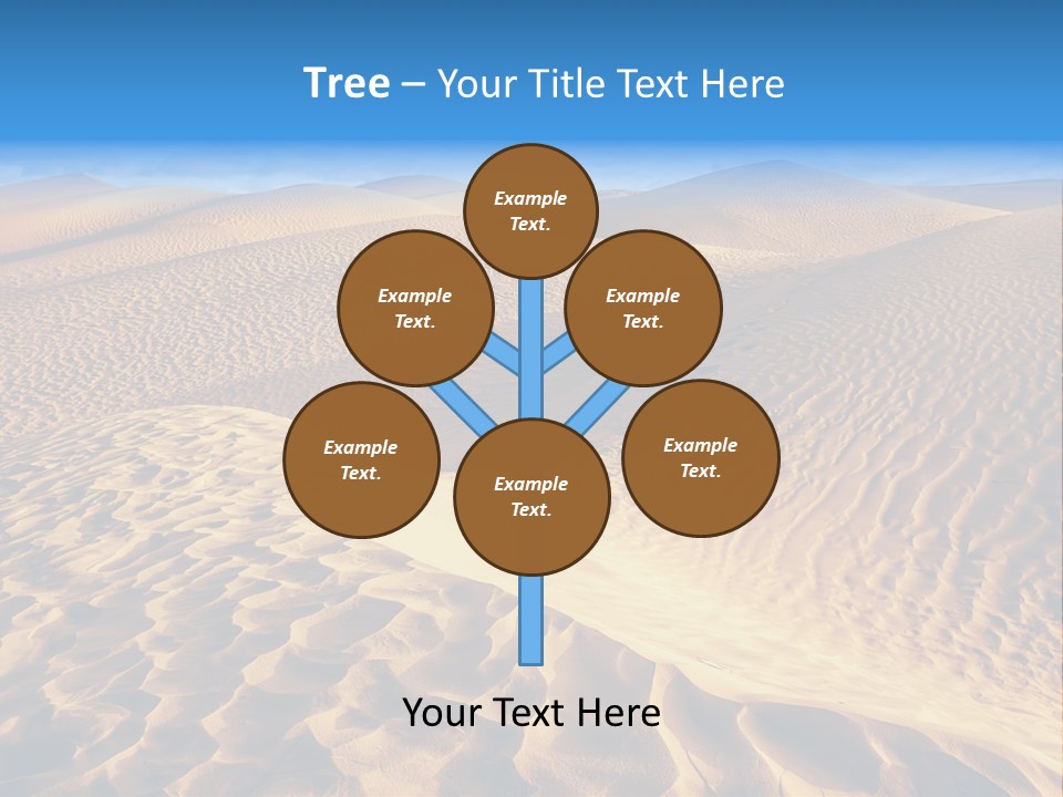 Wave Holiday Lonely PowerPoint Template