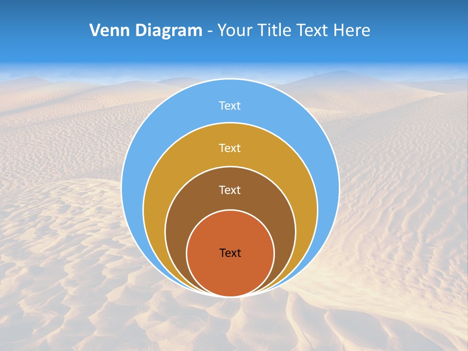 Wave Holiday Lonely PowerPoint Template