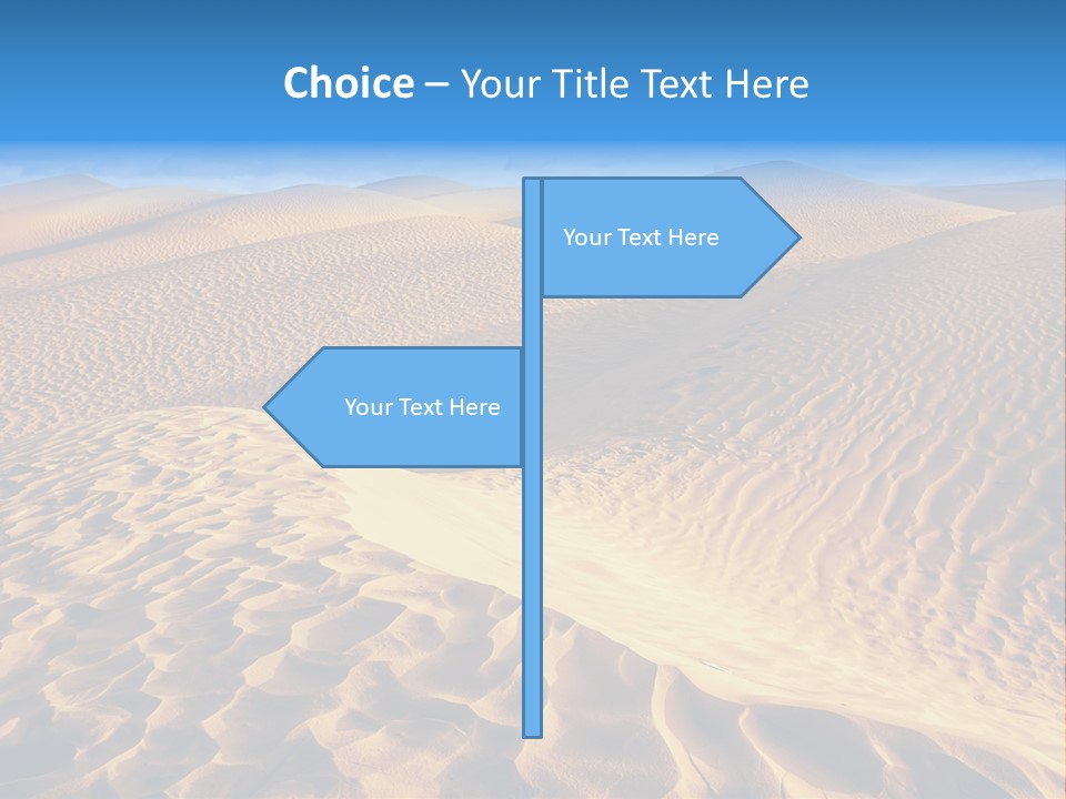 Wave Holiday Lonely PowerPoint Template