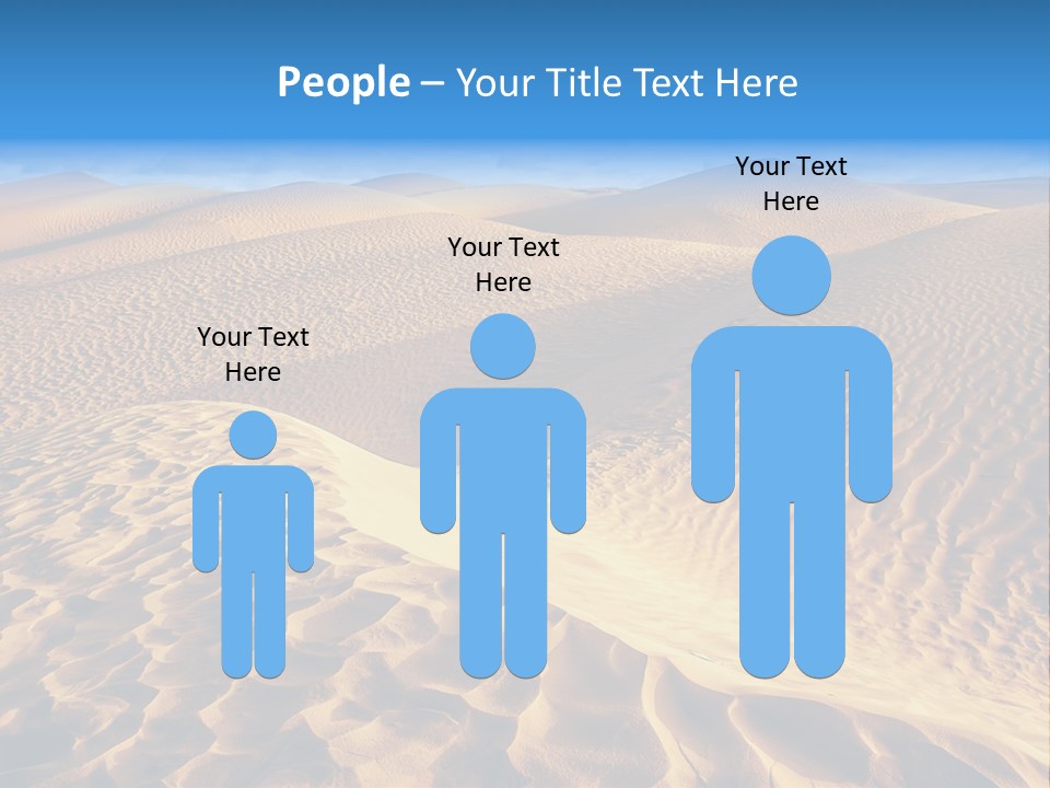 Wave Holiday Lonely PowerPoint Template