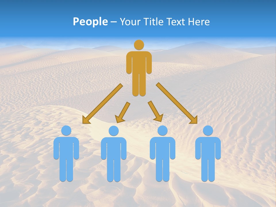 Wave Holiday Lonely PowerPoint Template