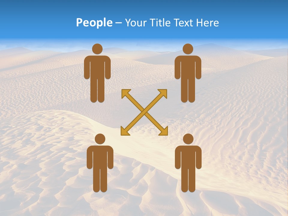 Wave Holiday Lonely PowerPoint Template