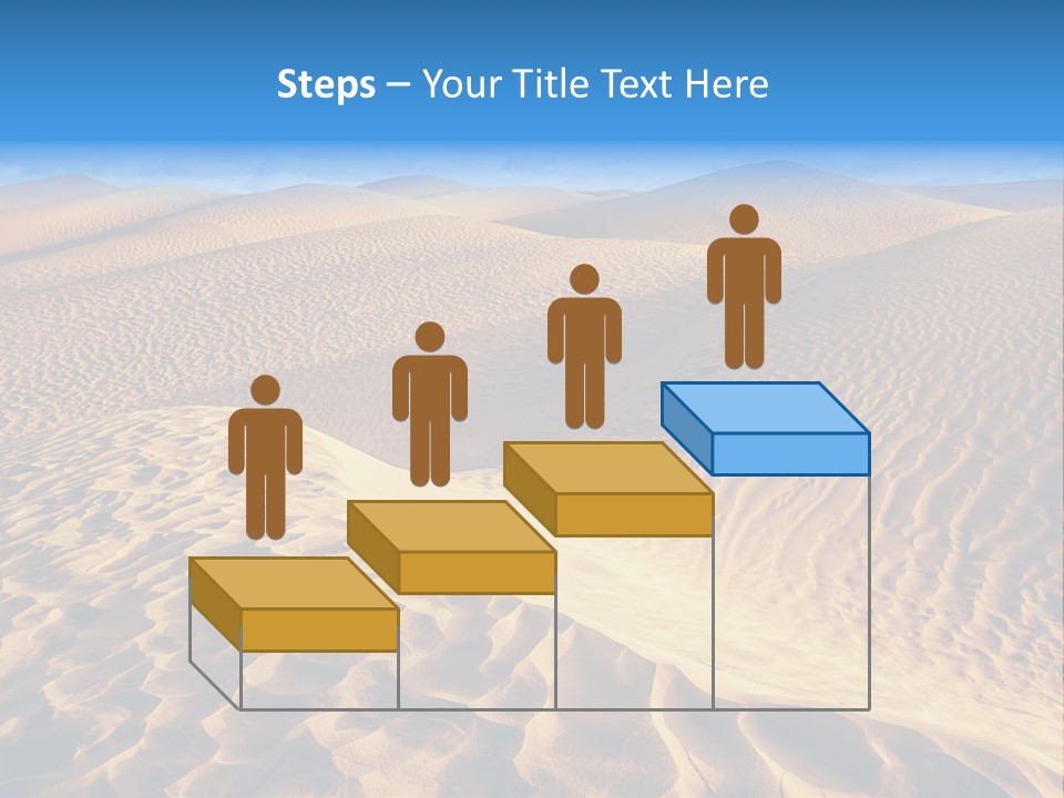 Wave Holiday Lonely PowerPoint Template