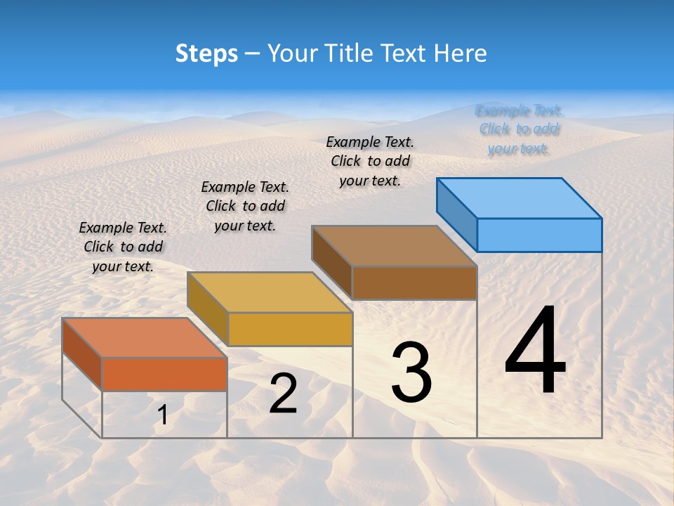 Wave Holiday Lonely PowerPoint Template