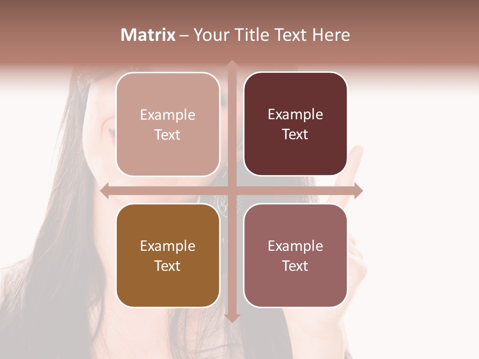 Woman Hispanic Success PowerPoint Template