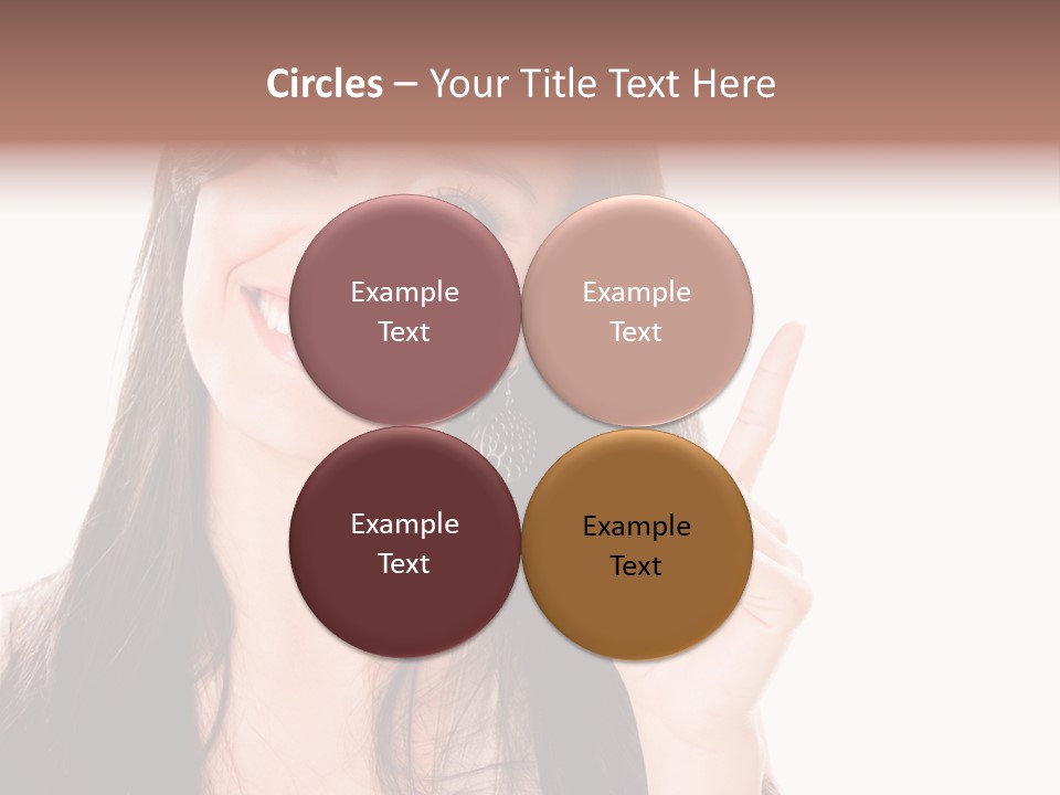 Woman Hispanic Success PowerPoint Template