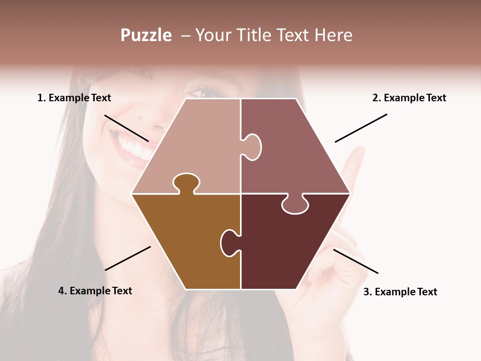 Woman Hispanic Success PowerPoint Template