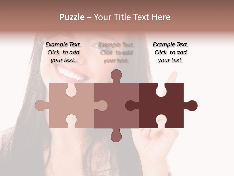 Woman Hispanic Success PowerPoint Template