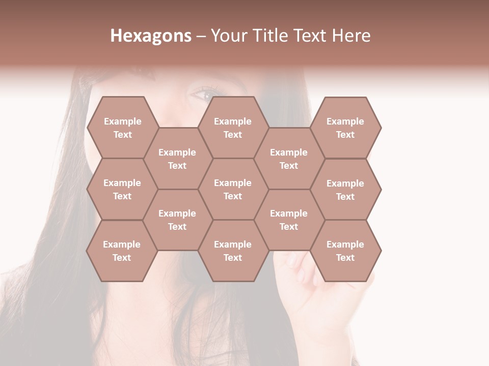 Woman Hispanic Success PowerPoint Template