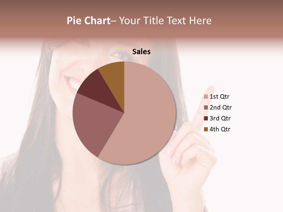 Woman Hispanic Success PowerPoint Template