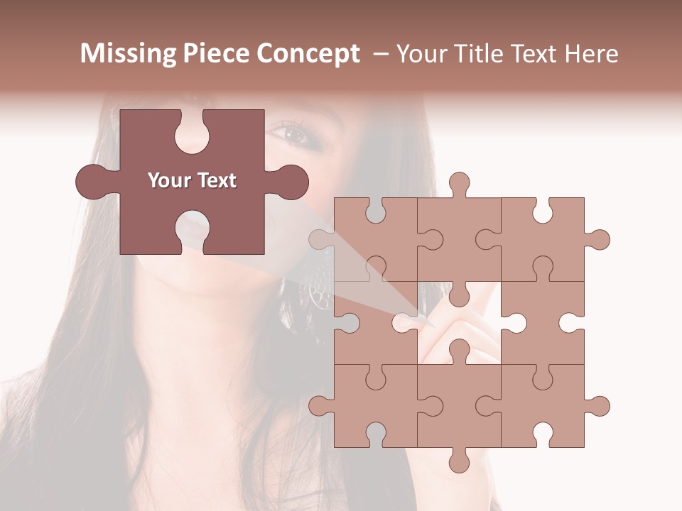 Woman Hispanic Success PowerPoint Template