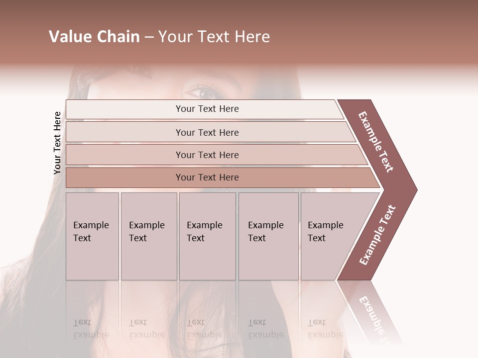 Woman Hispanic Success PowerPoint Template