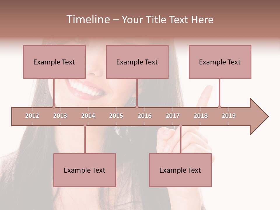 Woman Hispanic Success PowerPoint Template