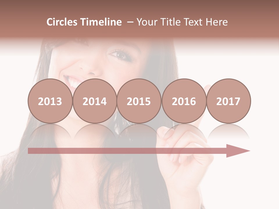 Woman Hispanic Success PowerPoint Template