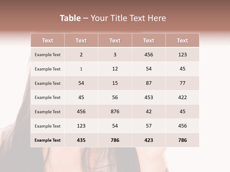 Woman Hispanic Success PowerPoint Template