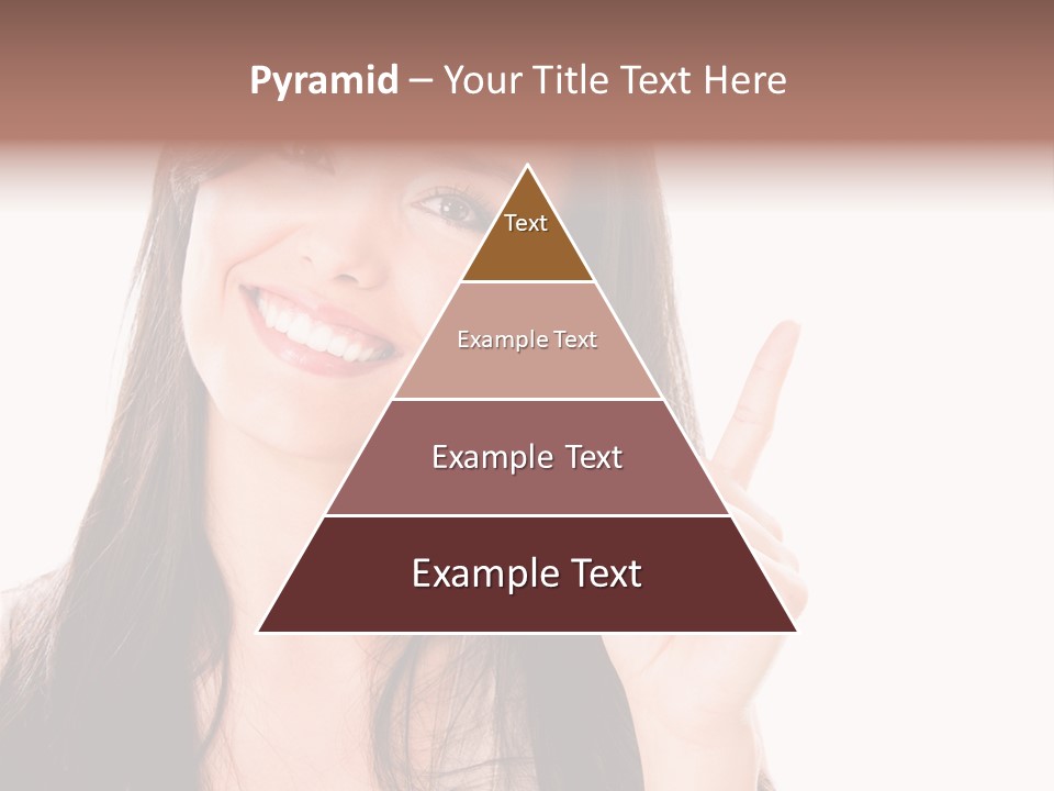 Woman Hispanic Success PowerPoint Template