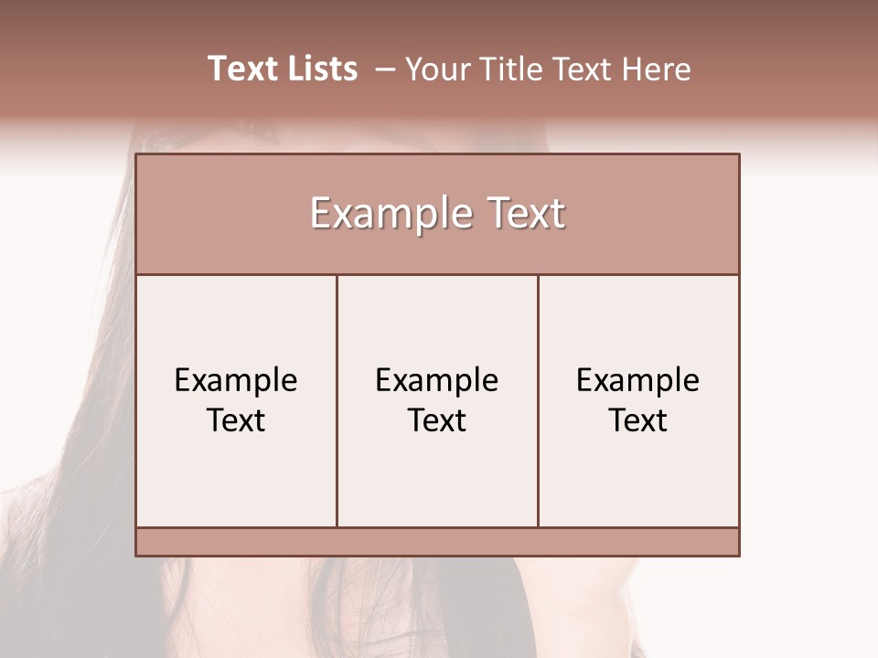 Woman Hispanic Success PowerPoint Template