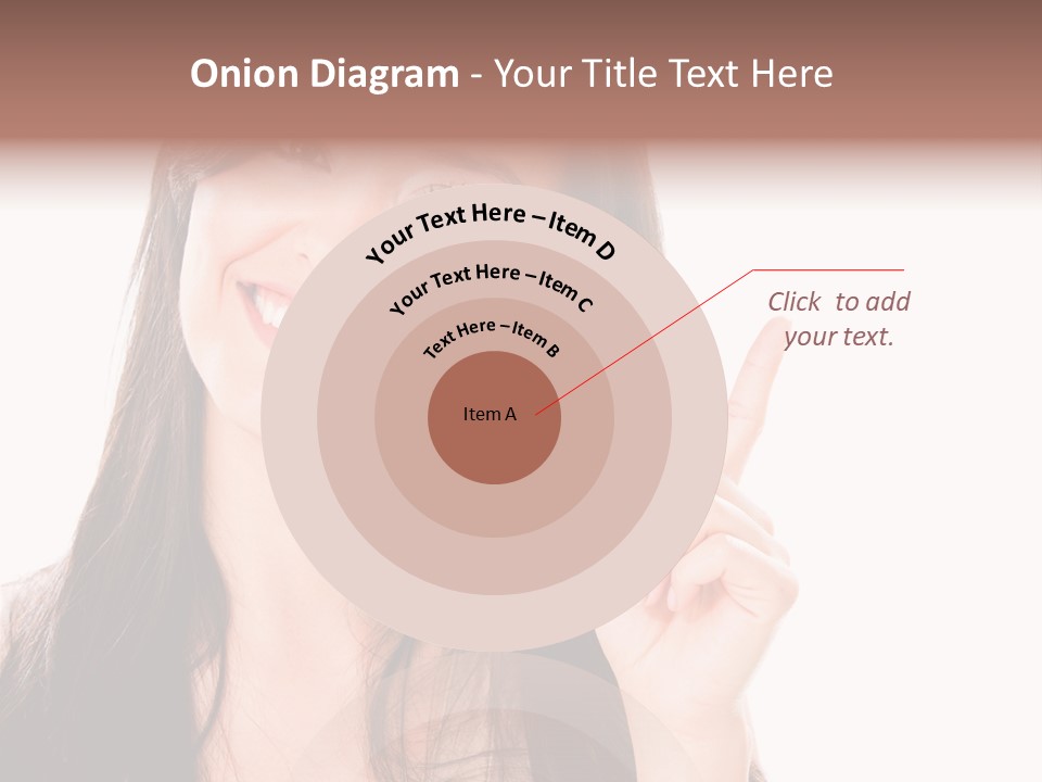 Woman Hispanic Success PowerPoint Template