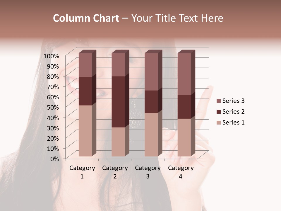 Woman Hispanic Success PowerPoint Template