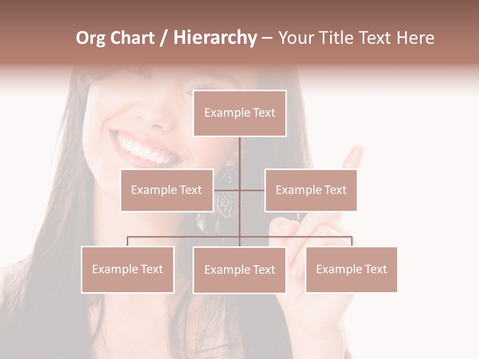 Woman Hispanic Success PowerPoint Template