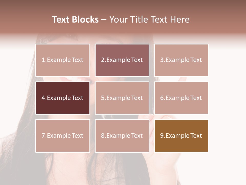 Woman Hispanic Success PowerPoint Template