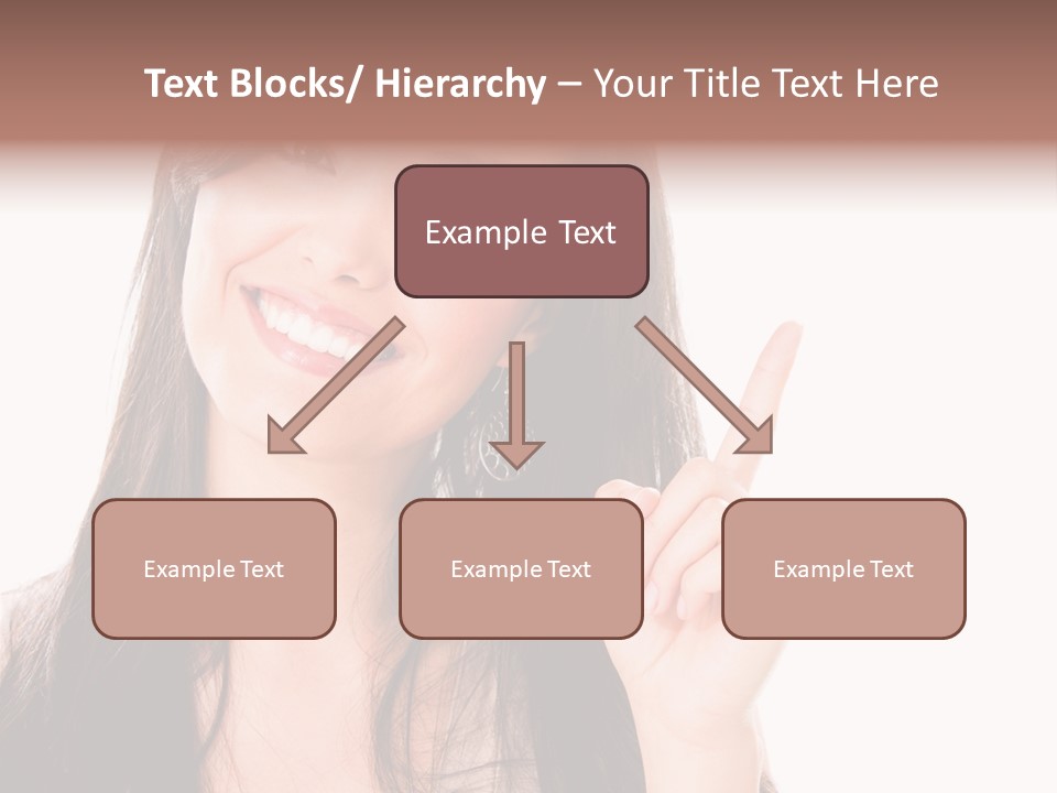 Woman Hispanic Success PowerPoint Template