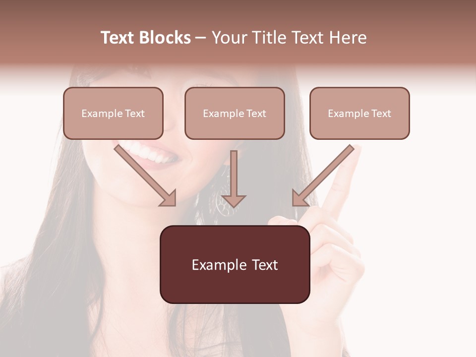Woman Hispanic Success PowerPoint Template