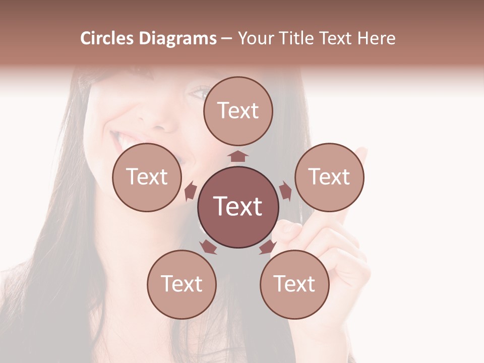 Woman Hispanic Success PowerPoint Template