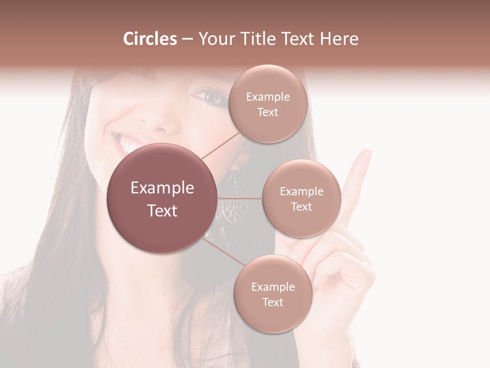 Woman Hispanic Success PowerPoint Template