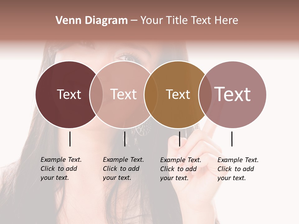 Woman Hispanic Success PowerPoint Template