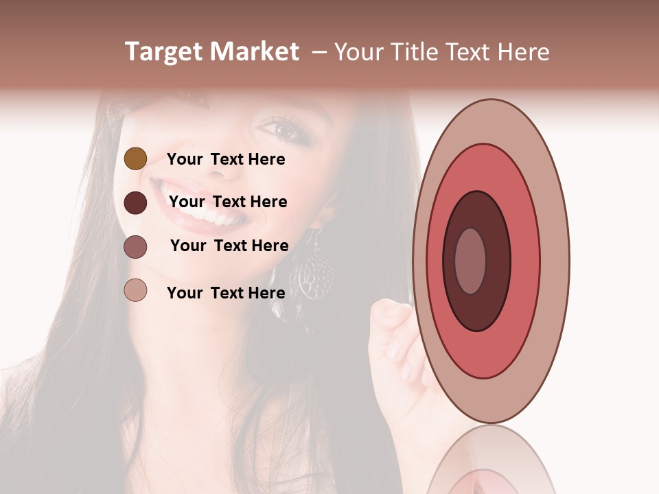 Woman Hispanic Success PowerPoint Template