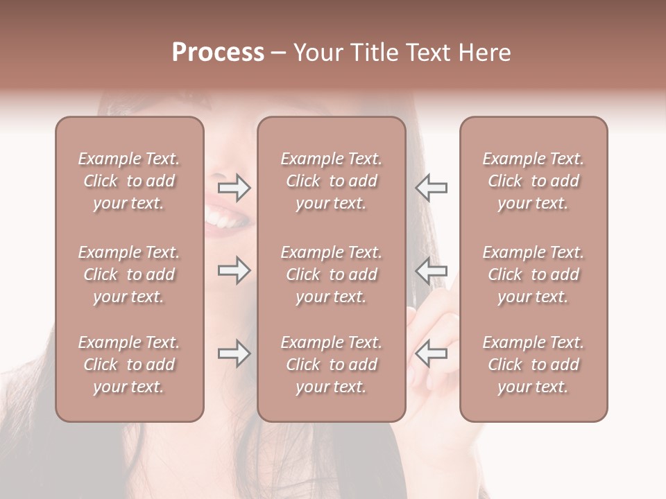 Woman Hispanic Success PowerPoint Template