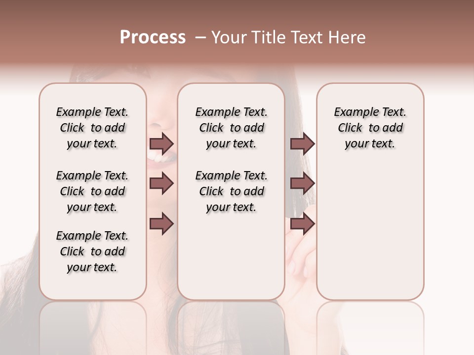 Woman Hispanic Success PowerPoint Template