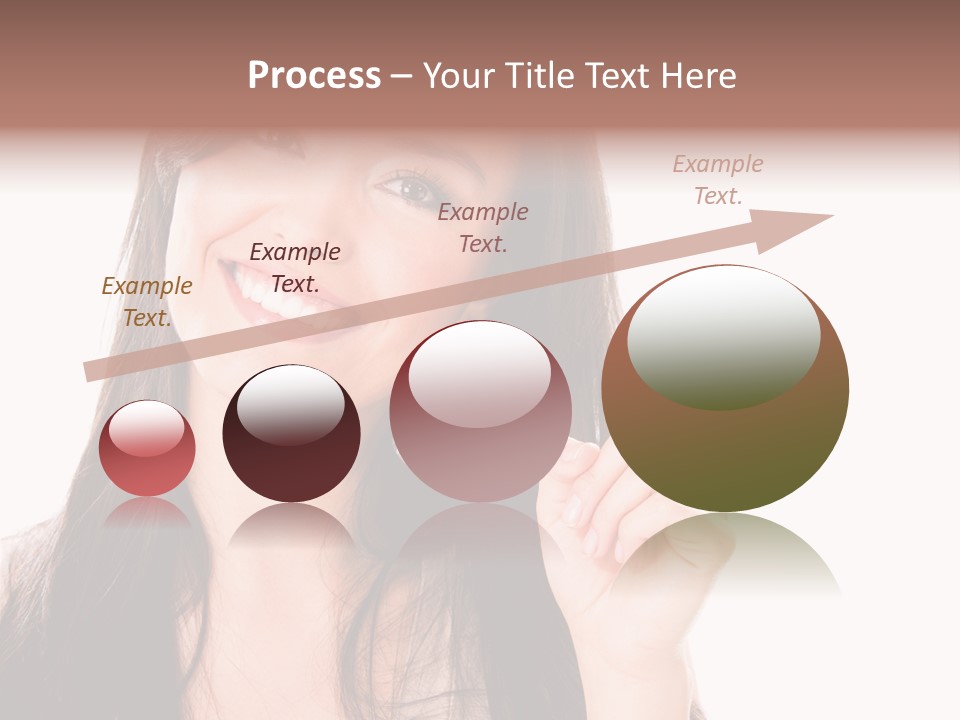 Woman Hispanic Success PowerPoint Template