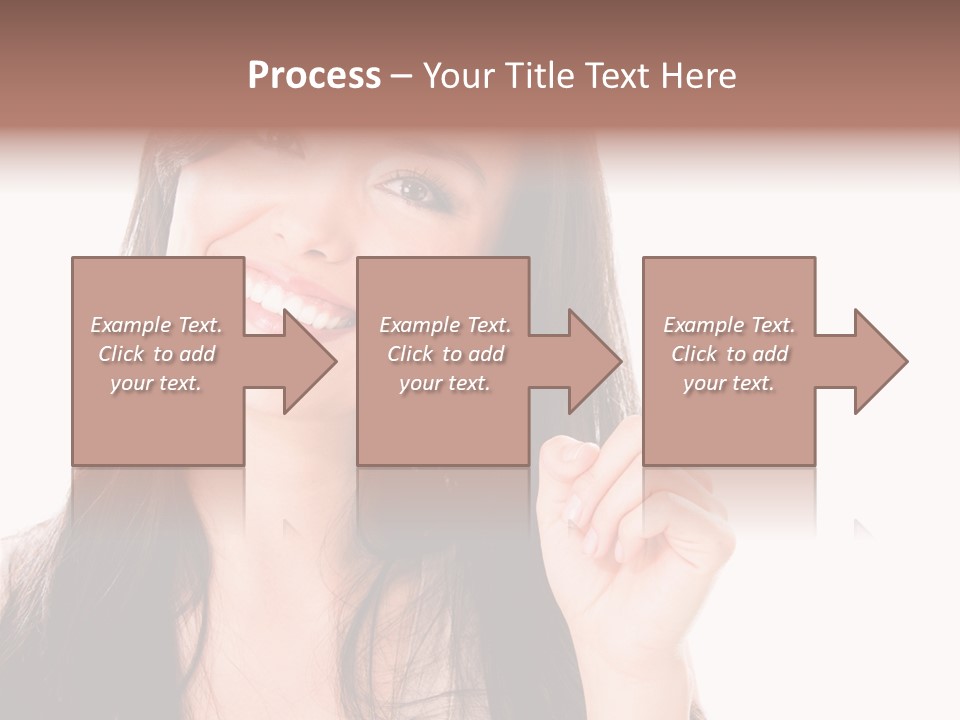 Woman Hispanic Success PowerPoint Template