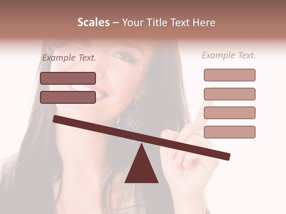 Woman Hispanic Success PowerPoint Template